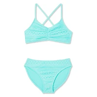 Maillot de bain 2 pièces en crochet George pour filles