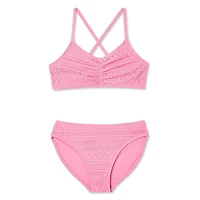 Maillot de bain 2 pièces en crochet George pour filles