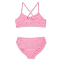 Maillot de bain 2 pièces en crochet George pour filles