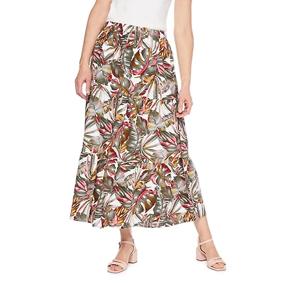 Jupe en lin Iyla pour femmes Tailles TP–TTG