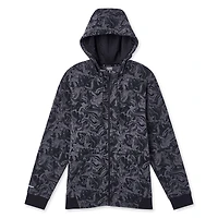 Manteau à capuchon zippé sur la longueur Athletic Works pour hommes