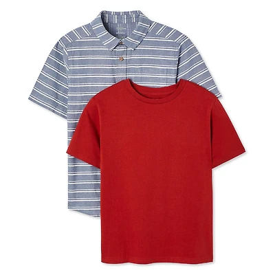 George Boys' Woven Shirt 2-Piece Set