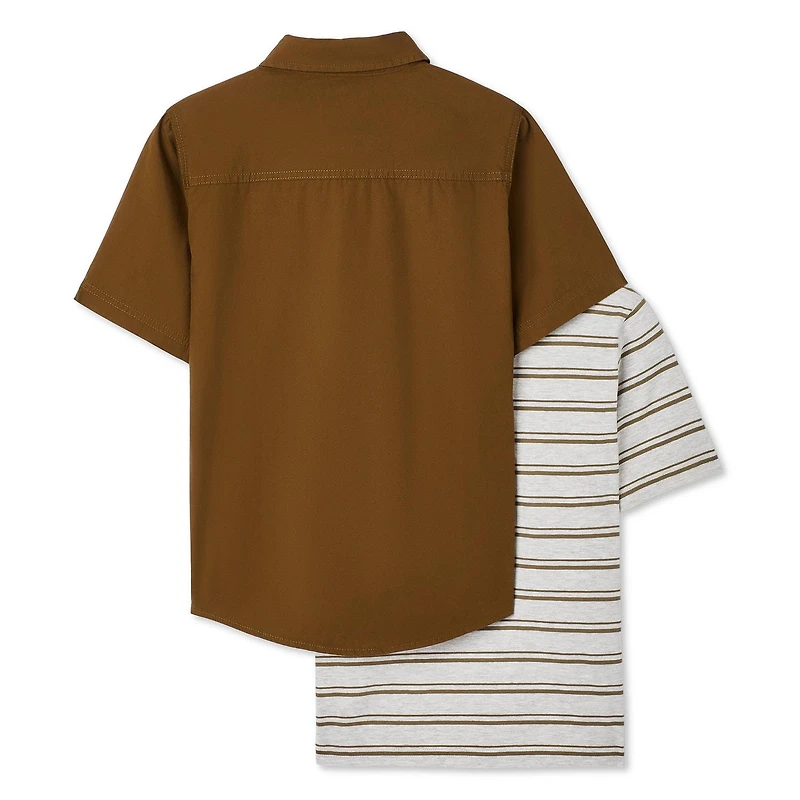 Ensemble 2 pièces avec chemise tissée George pour garçons