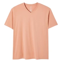 T-shirt avec encolure en V extensible George Plus pour hommes