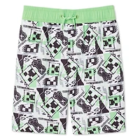 Minecraft Boys' Swim Trunk, Sizes XS-L