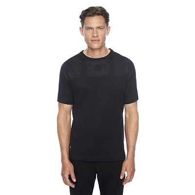 Tee-shirt graphique manches courtes Dark Black pour hommes