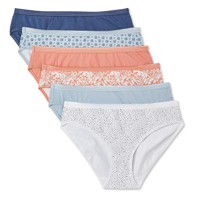 Lot de 6 bikinis George pour femmes Tailles TP–TTG