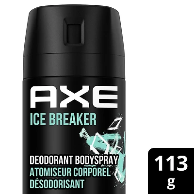 Atomiseur Corporel Désodorisant AXE  Ice Breaker Mandarine et Menthe 113 g Atomiseur Corporel Désodorisant