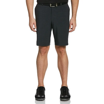 Short de golf extensible à 4 voies texturé Performance Flex à taille élastique pour hommes