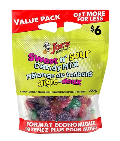 Joe's Tasty Travels Mélange de Bonbons Aigre-Doux
