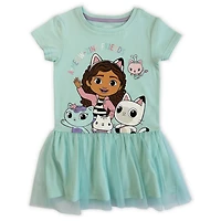 Gabby's Dollhouse Toddler Girls short sleeve  casual Tutu dress