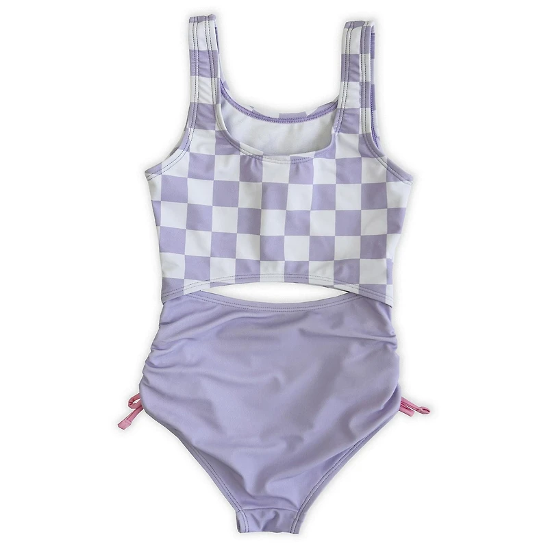 Hello Kitty Girls Cut-Out Swimsuit 1-Piece