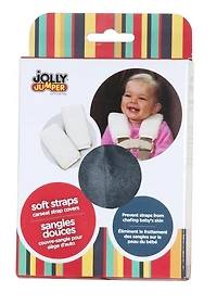 Jolly Jumper Soft Plush Strap Covers for Car Seats and Strollers