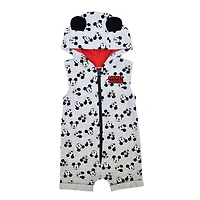 Disney Barboteuse Mickey Mouse en tissu bouclette avec Capuchon pour garçon