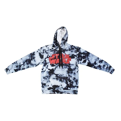 Sweat à capuche à manches longues avec logo cassé Star Wars pour hommes