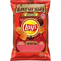 Lay's Country Smokehouse BBQ Flavoured Potato Chips, 60 g.