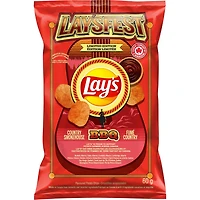 Lay's Country Smokehouse BBQ Flavoured Potato Chips, 60 g.