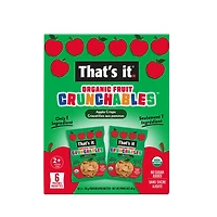 That's it Organic Apple Crunchables 6 un. 10 g