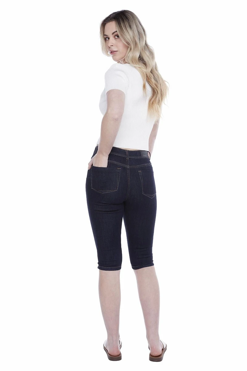 Jeaniologie ™ Ladies Mid Rise Capri