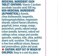 Equate Vitamine C 500mg Aromes Multi-Fruits