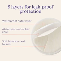 LANSINOH COMPRESSES D'ALLAITEMENT LAVABLES 10CT Coussinets pour une confiance étanche