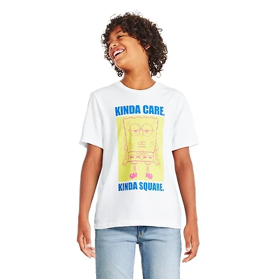 SpongeBob SquarePants Boys' Short Sleeve Tee, Sizes XS-L