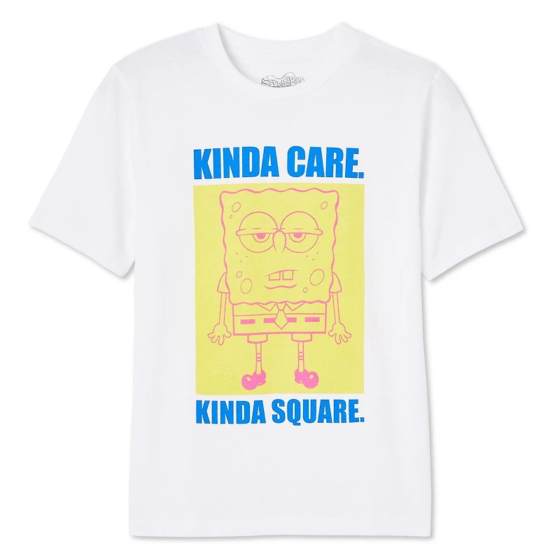 SpongeBob SquarePants Boys' Short Sleeve Tee, Sizes XS-L