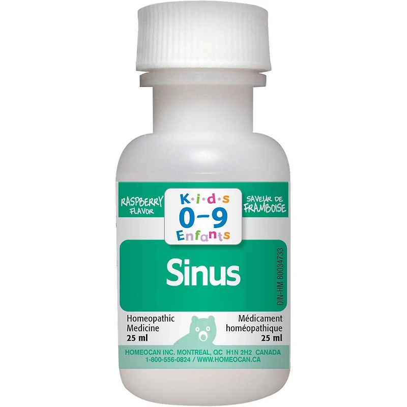 Solution buvable Sinus-tout-en-un d'Enfants 0-9 avec compte-gouttes
