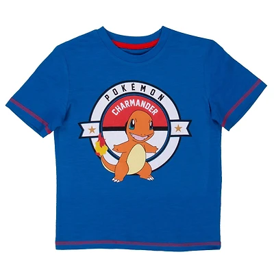 Pokemon Tee-shirt mode à manche courte pour garçons