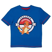Pokemon Tee-shirt mode à manche courte pour garçons
