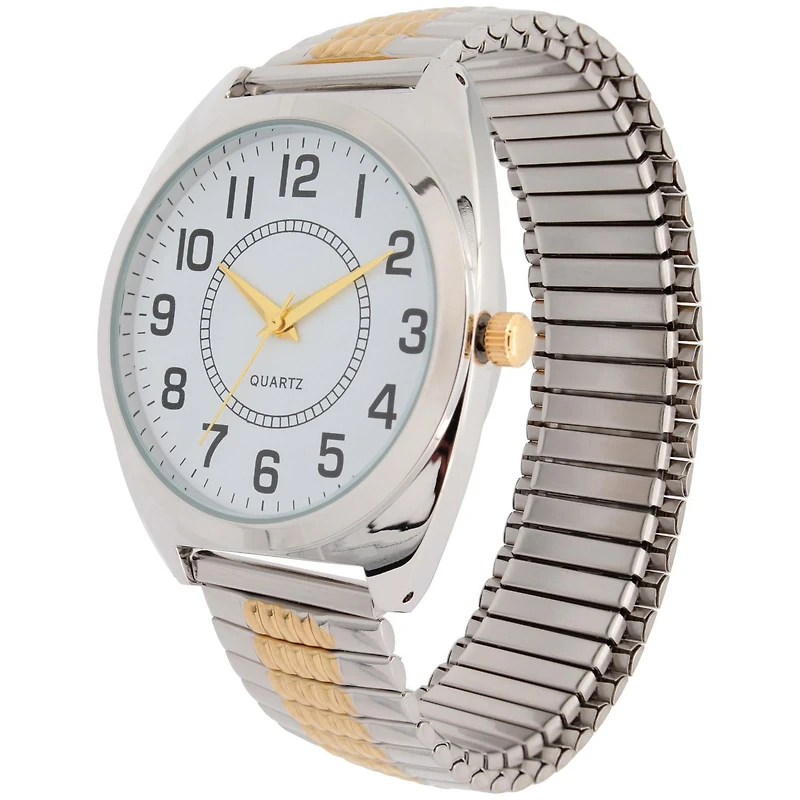 George Men's Silver Tone Expansion Watch, Mens Expansion  Watch