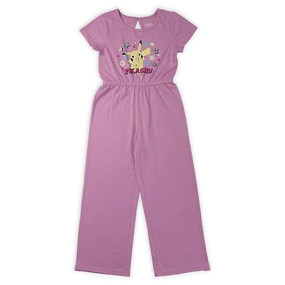 Pokemon Girls one-piece full length short sleeve Romper
