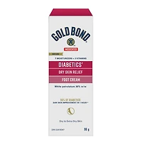 Gold Bond Ultimate Diabetics' Dry Skin Relief Foot Cream - 96g - Fast, Long-Lasting Relief for Dry, Cracked Skin on Feet & Heels - Contains 30% White Petrolatum, Plus Vitamin A, E to Soothe & Protect