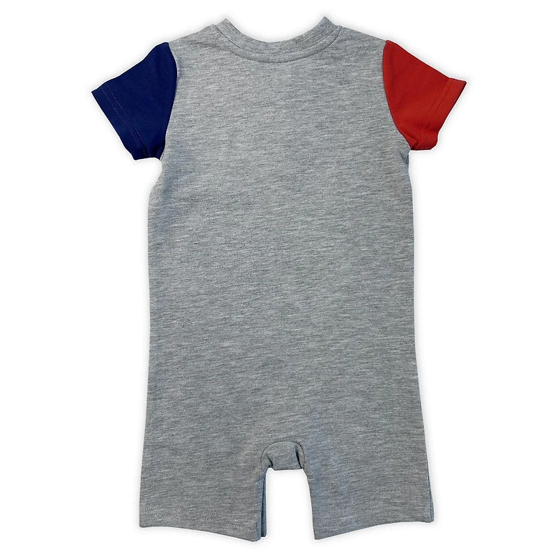 Super Mario Bros Barboteuse à manches courtes color block pour bébés filles