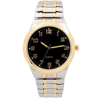 Montre George à deux tons avec bracelet extensible pour hommes Montre pour hommes extensible