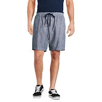 George Men's Linen-Blend Rugger Short