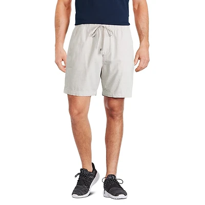 George Men's Linen-Blend Rugger Short