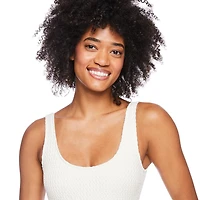 No Boundaries Women's Scoop Neckline Swimsuit