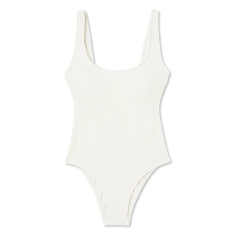 No Boundaries Women's Scoop Neckline Swimsuit
