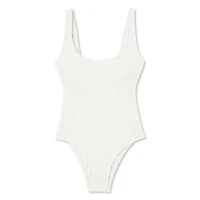No Boundaries Women's Scoop Neckline Swimsuit