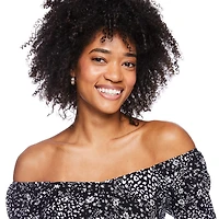 No Boundaries Women's Puff Sleeve Corset Top