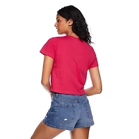 T-shirt raccourci George pour femmes Tailles TP–TTG