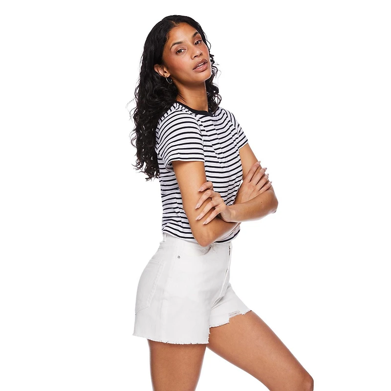 T-shirt raccourci George pour femmes