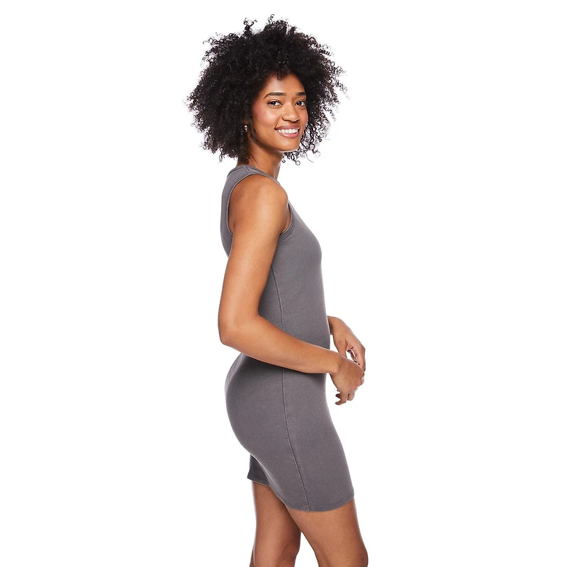 No Boundaries Women's Rib Tank Dress