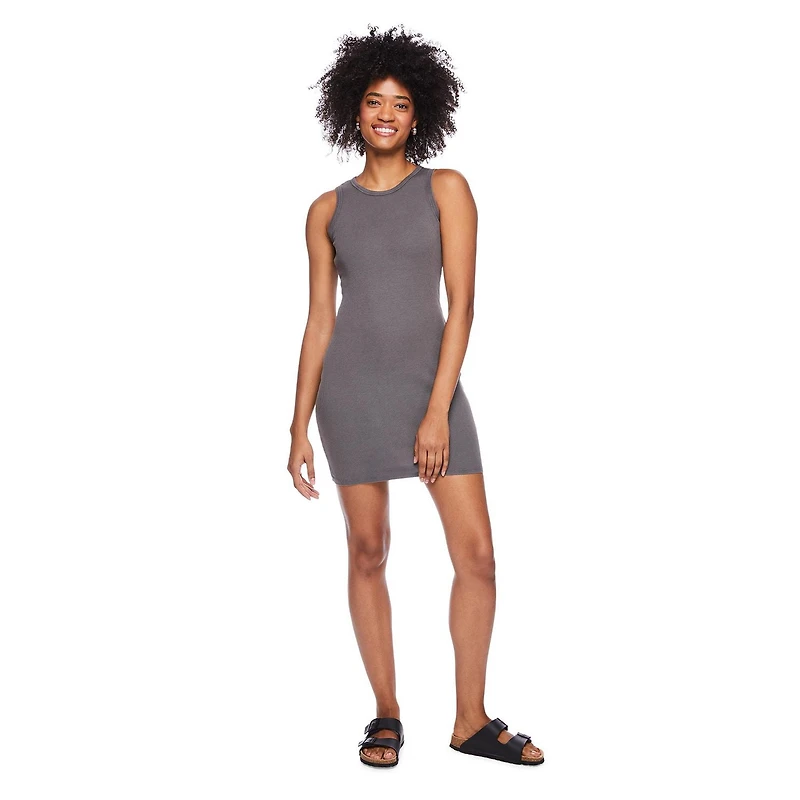 No Boundaries Women's Rib Tank Dress