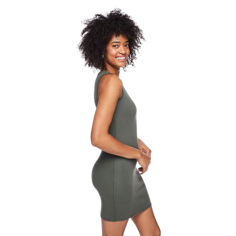 No Boundaries Women's Rib Tank Dress