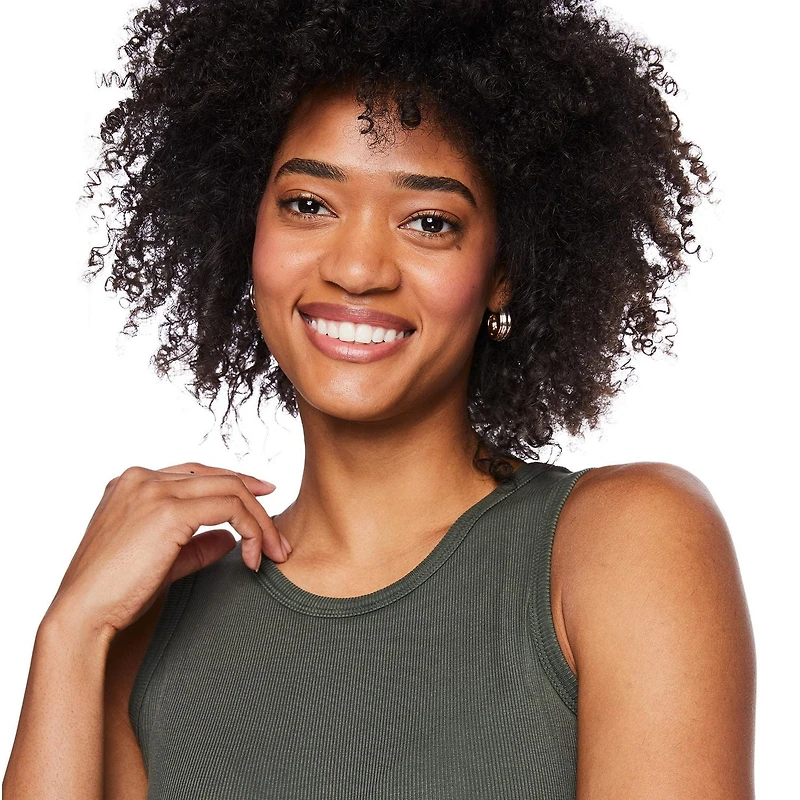 Robe débardeur côtelée No Boundaries pour femmes