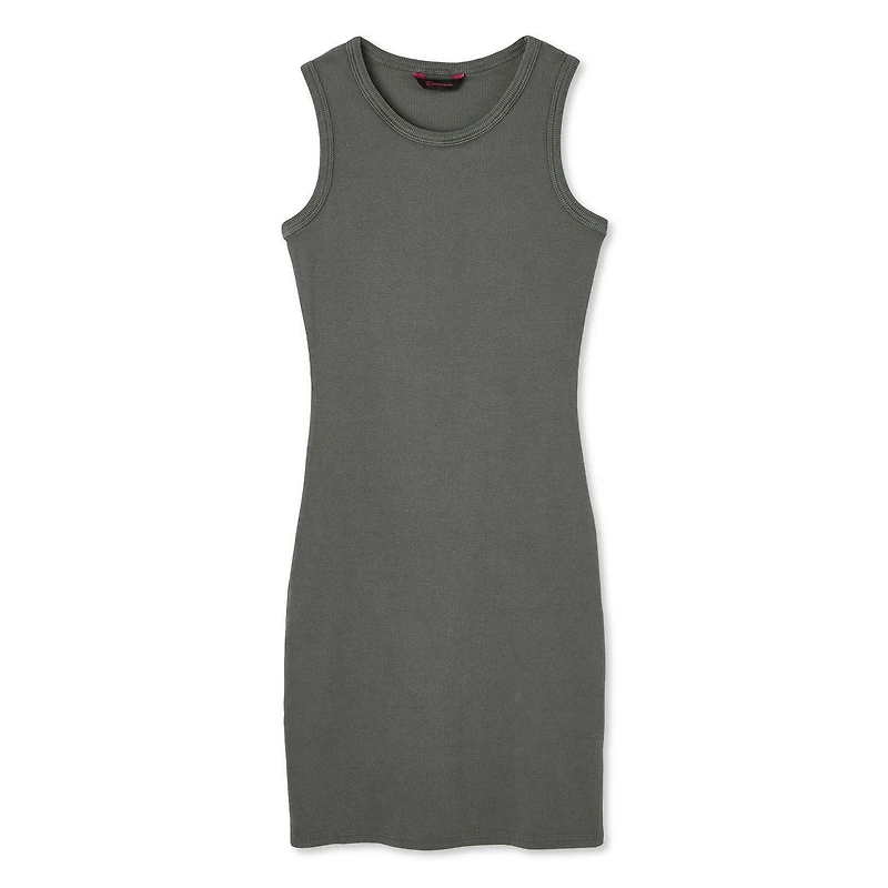 No Boundaries Women's Rib Tank Dress