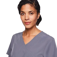 George Women's Wrap Scrub Top