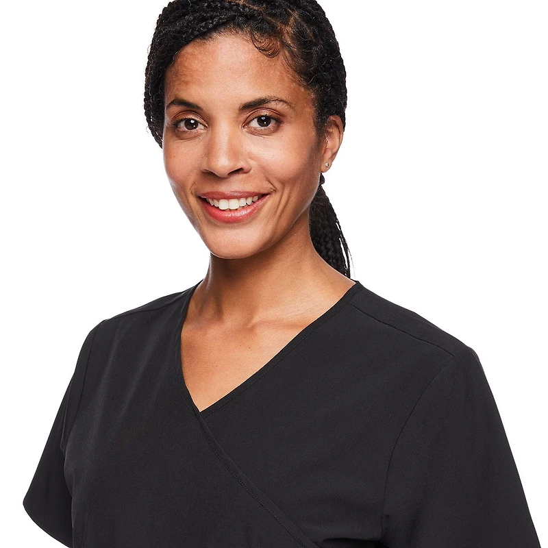 Haut d’uniforme médical drapé George pour femmes - Exclusivement en ligne